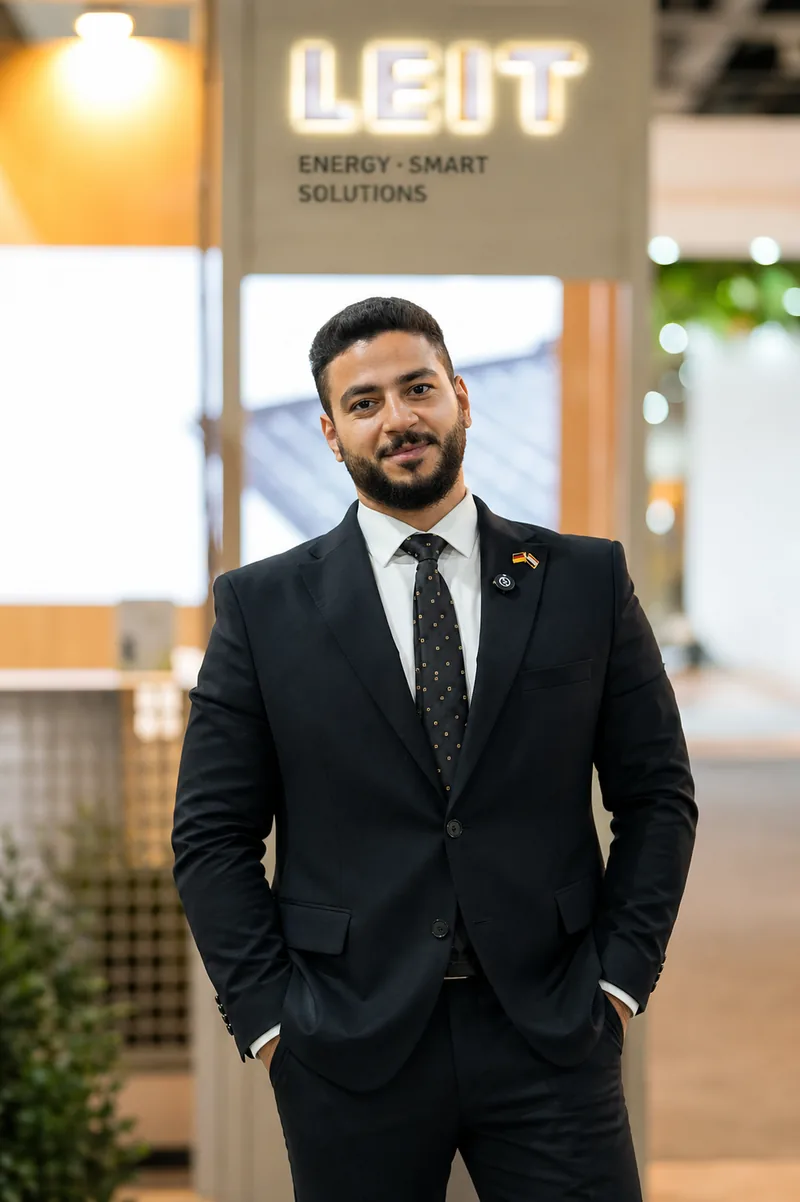 Porträt von Sherif Mohamed, Gründer von pv.direct